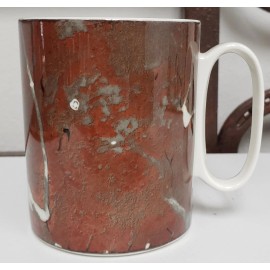 Villeroy And Boch Porcelain MARBLE RED Mug Never Used BRAND NEW