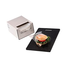 7 X 7" + 1.5 BF .75 Mil Flip Top Clear Plastic Sandwich Bag (2,000 Bags) - Laddawn 6680