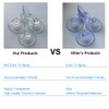 LuluEasy 12 Pieces 1.2 inch Small Clear Suction Cups for