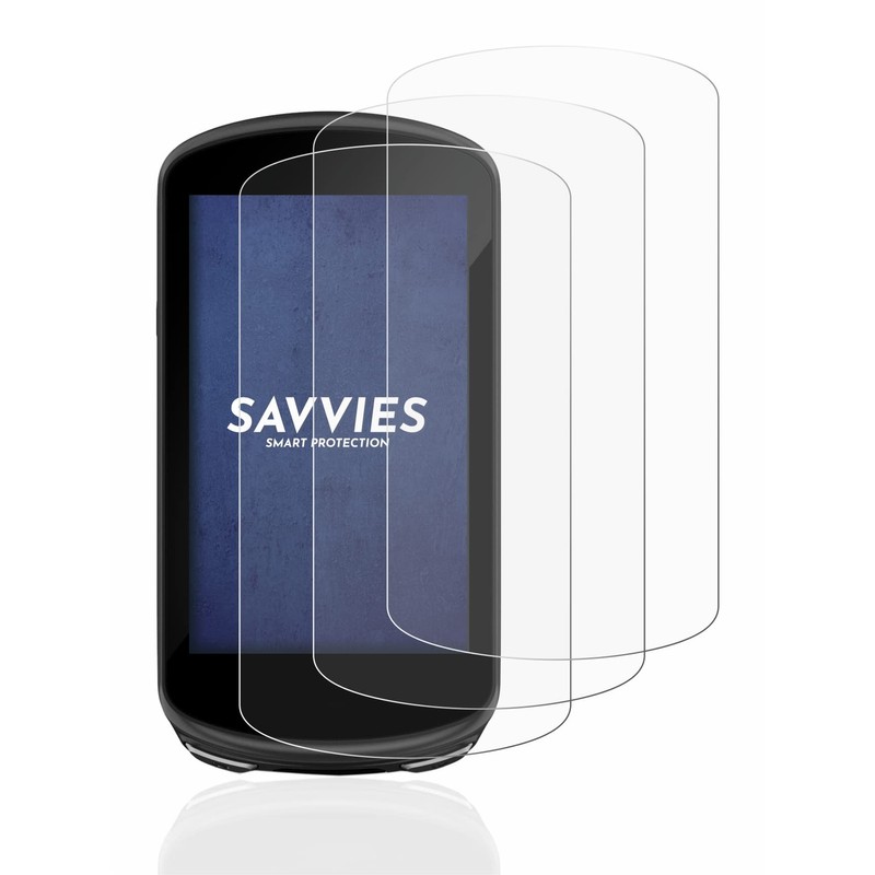 Savvies 6 Pack Screen Protector compatible with Garmin Edge 1030