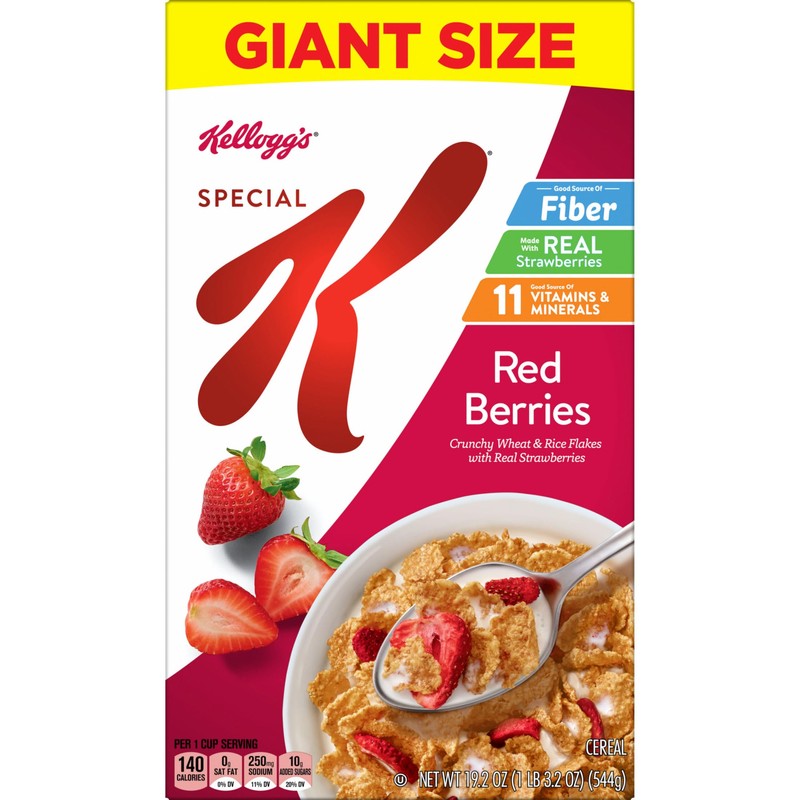 Kellogg's Special K Red Berries Breakfast Cereal, Good Source of