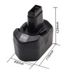 Tnvodejo 3000mAh Battery Pack for SNAP ON 9.6V 3.0Ah Ni-MH