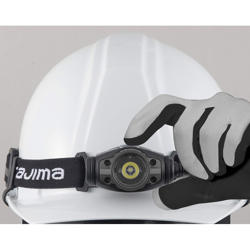 Tajima LE-F351D-GA LED Headlight, Black, Gunmeta, Brightness up to 350