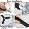 Morcheiong Bed Sheet Fasteners Straps Adjustable Bed Sheet Holder Bands