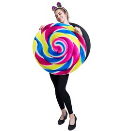 KalcyKizz Funny Lollipop Adult Costume Food Costume Candy&Popsicle