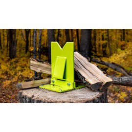 Timber Tuff TMW-86 Kindling Splitter with Base - 7" Wide x 9.25" high with Unique V Design