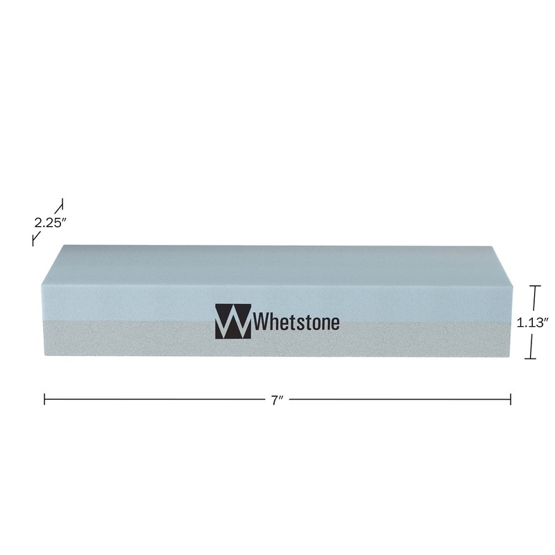 Knife Sharpening Stone 2-Pack - Dual 400/1000 Grit Wet Block