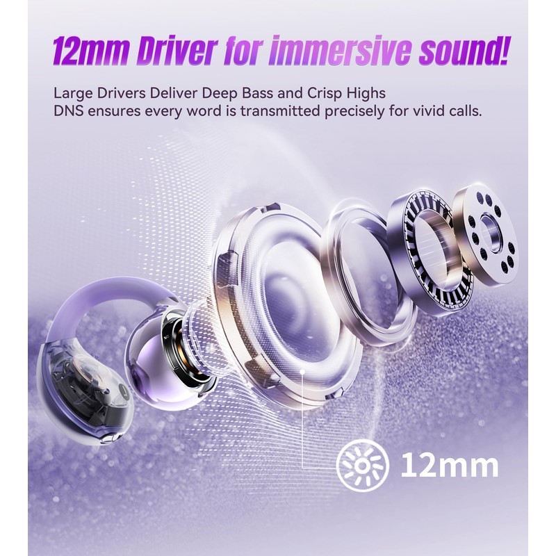 King Lucky Clip-on Earbuds Jewelry Wireless Bluetooth 5.4 Comfortable Open