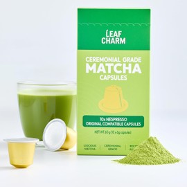 LeafCharm Matcha Pods - Nespresso Original Line Compatible