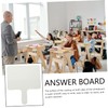 TEHAUX 2pcs Handheld Writing Boards Double-Sided Erasable Whiteboard Large Mini