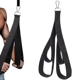 OYANIA Cuerda de tríceps, Accesorios Gym SOGA Cable de Cuerda de Tríceps con Mayor Rango de Movimiento y Material Antideslizante Cuerda Desplegable para Máquina de Cables Aplicación de Entrenamiento