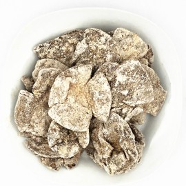 Greenlike Preserved Fruit Lemon Slice Dried Lemon Sweet and Sour Lemon Snack 即食柠檬干 (#32 Salty Lemon 川柠檬 咸, 16oz)