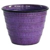 Headwind Robert Allen Glazed Ironstone Boutique Collection Cobblestone Plant Pot