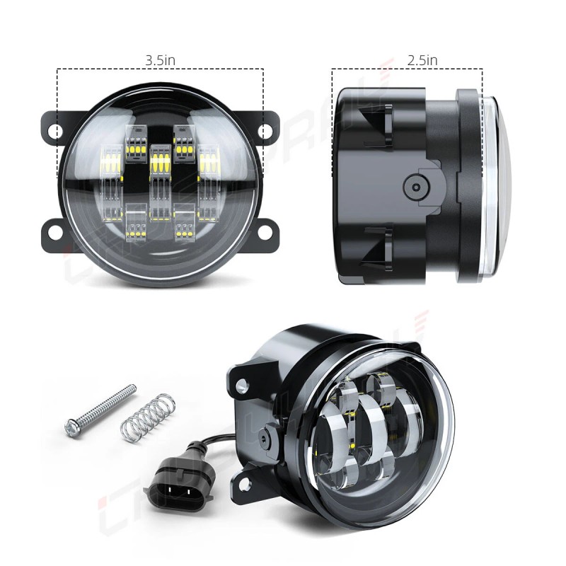 CHUSYYRAY Pair For 2011-2015 Ford Explorer 2013-2016 Fusion LED Fog