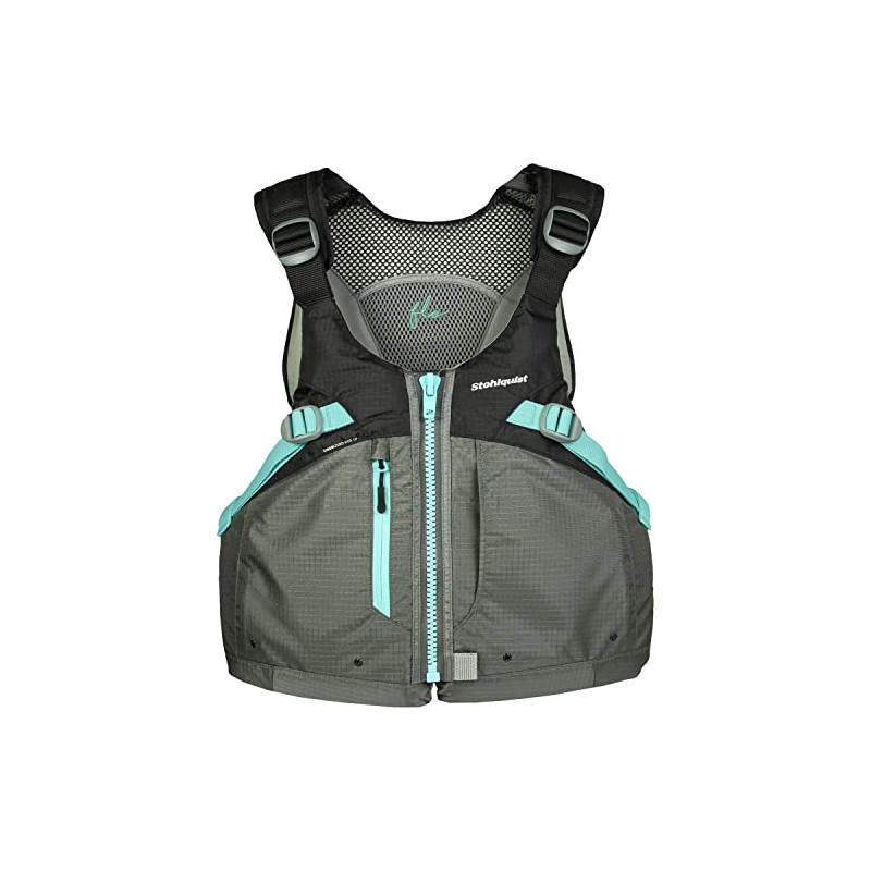Stohlquist Women's Flo Lifejacket (PFD)-Gray-Plus