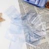 DOERDO 100Pcs Self Seal Plastic Pack Zipper Lock Bags Clear