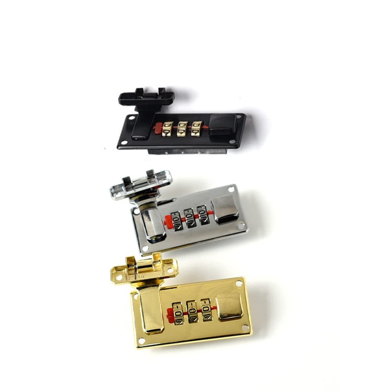 2 X Luggage Hasp with Digital Combination Lock 3-Digit Password