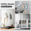Shower Hooks for Inside Shower,Suction Cup Hooks for Glass Window,Removable