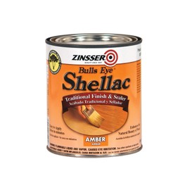 Zinsser 701 Bulls Eye Shellac Traditional Finish & Sealer, Quart, Amber