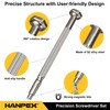 Hanpex Precision Screwdriver Set, 11 Pieces, Mini Flathead and Phillips,