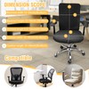 Tottist 4 Pcs Office Chair Covers Set Computer Universal Protective