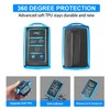 QBUC for Jeep Key Fob Cover Compatible with 2021 2022