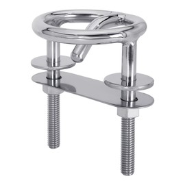 White Water 7772S Marine 304 Stainless Steel Transom Ski Tow 3-1/2" Diameter, 3-1/2" Thread