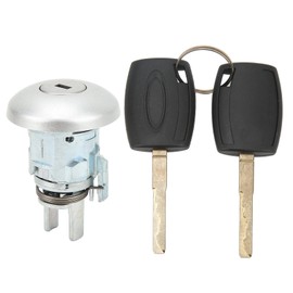 Car Front Door Lock with 2 Keys 1781417 Door Cylinder Lock Set Replacement For Ford Transit MK8 2014‑2019