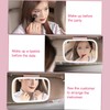 Car Sun Visor Mirror with LED Lights Makeup Sun-shading Cosmetic
