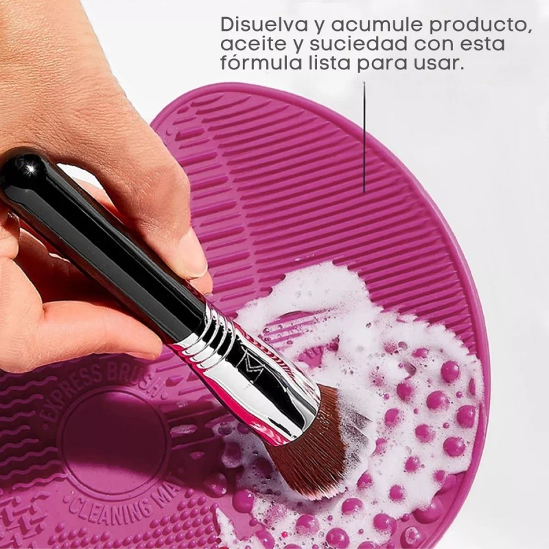 Universo en Linea Tapete Lava Brochas De Silicon, Limpia Brochas