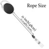 MaIelasd Retractable Badge Holder with Clasp and Clip for Id
