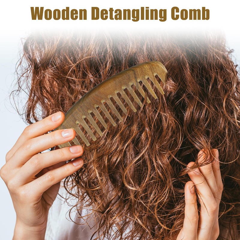 VOCOSTE Wide Comb Hair Comb Coarse Comb Comb Wood For