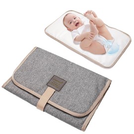 KOLZEMV Baby Changing Mat, Portable Changing Mat for Baby, Baby Changing Mats for On the Go, Changing Mat for On the Go, Suitable for Changing the Urine Pad for Newborns Outdoors