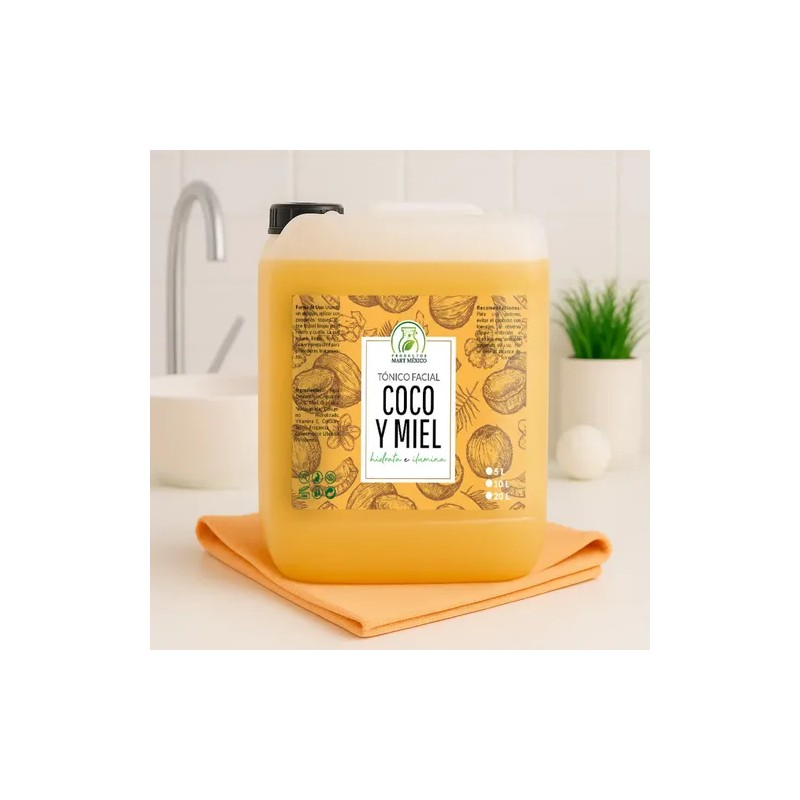 Tónico coco & miel orgánica 5 L, nutrición intensa y