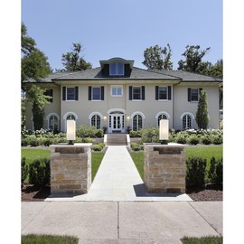 Z-Lite 593PHBS-SQPM-BK Sana Outdoor Post, 3-Light 180 Total Watts, Black