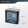 POWERTEC 71828 Table Saw Angle Gauge, Digital Angle Finder Protractor,