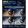 Drywall Cut Out Bit 1/8 Inch Guidepoint Rotary Router Tool
