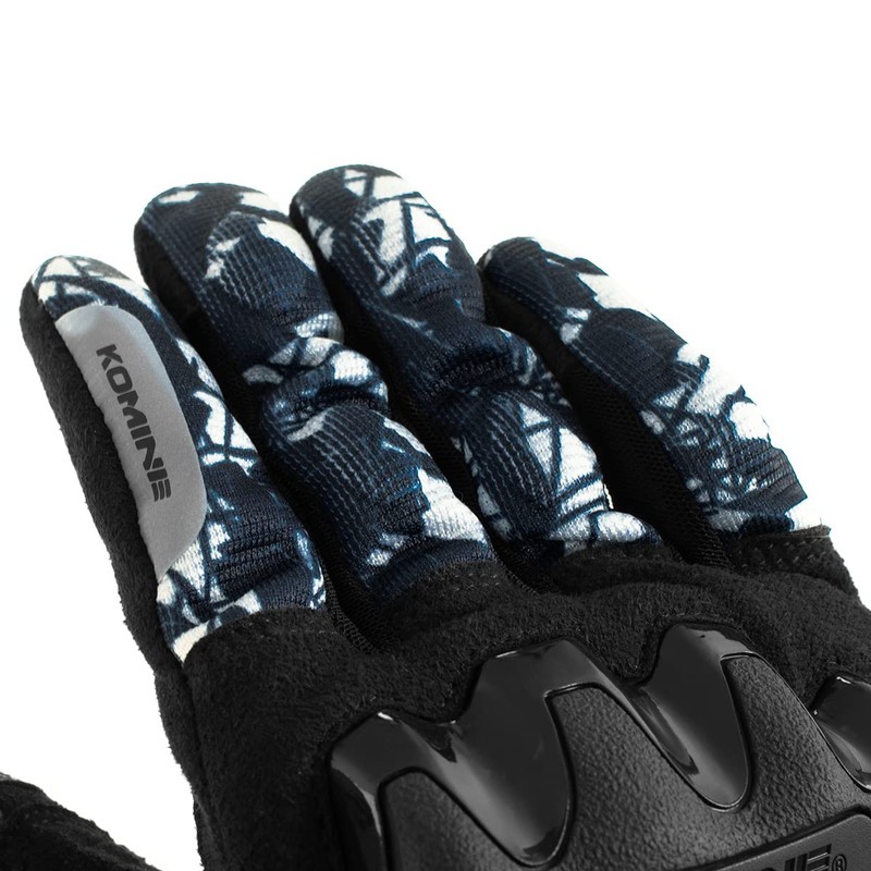 Komine GK-2203 Motorcycle Protective Mesh Gloves Neo Black Camo L