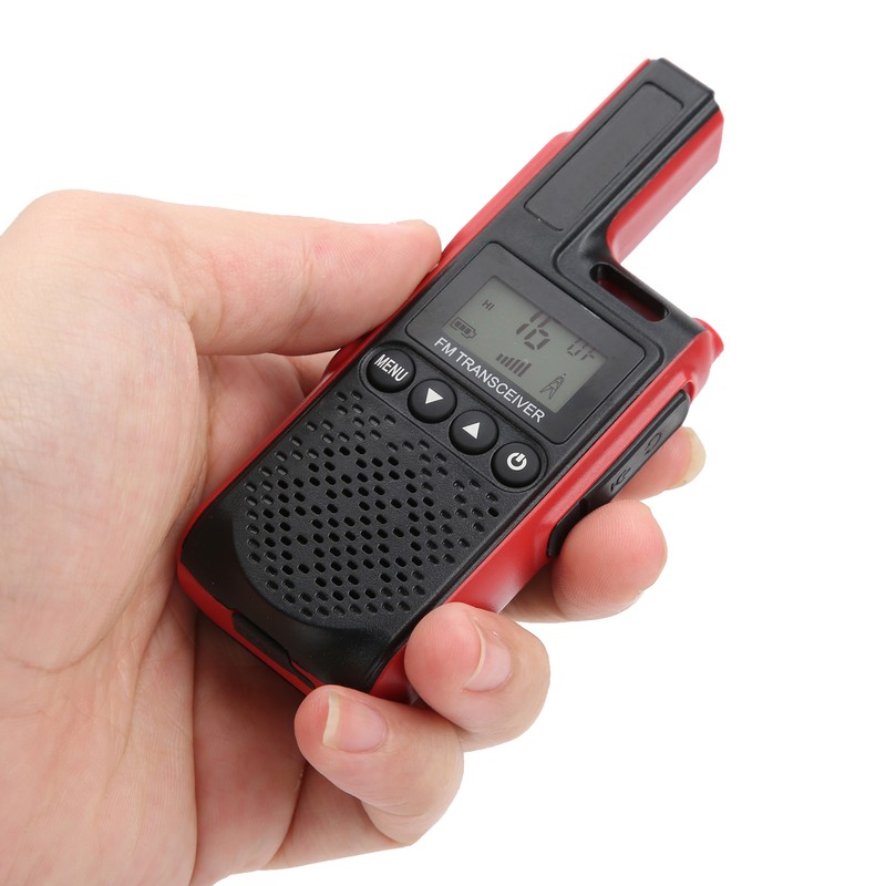Handheld Mini Walkie Talkie 99-Channel Portable Long Range 2 Way