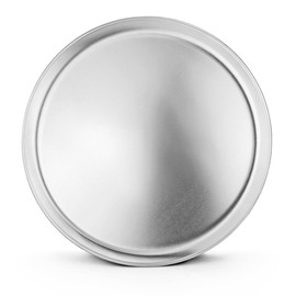 New Star Foodservice 51032 Restaurant-Grade Aluminum Pizza Pan, Baking Tray, Coupe Style, 14-Inch, Pack of 6
