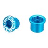 2013 KCNC Chainring Bolts Blue Short (to fit single ring)