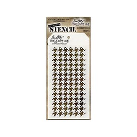 Stampers AnonymousTim Holtz Layered Stencil 4.125-inch x 8.5-inch-Houndstooth,