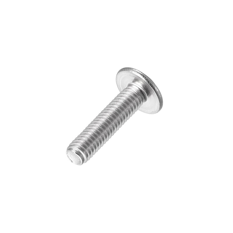 sourcing map Flanged Button Head Socket Cap Screws, M3*12mm Hex