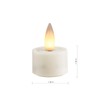 CozierGlow Rechargeable Flameless Tealights Candle with Remote Timer, 3D Moving
