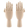 Wooden Hand Model, 2 PCS, 10 Inches Left and Right