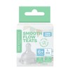 New Beginnings Smooth Flow Teats Twin Pack, Large (6+ months)