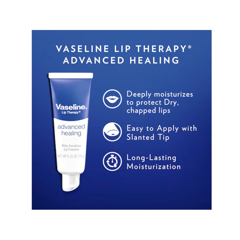 Vaseline Lip Therapy Advanced Formula 0.35 oz (Pack of 9)