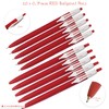 ZOFAX Clicky 50 x 0.7mm RED Retractable Fine Ballpoint Pens