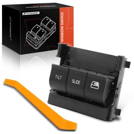 A-Premium Overhead Console Sunroof Switch Compatible with Ford F-150 F150 2009-2017, For F250 F350 F450 F550 Super Duty 2011-2017, Rear Sliding Window Switch, Replace# 9L3Z15B691DA