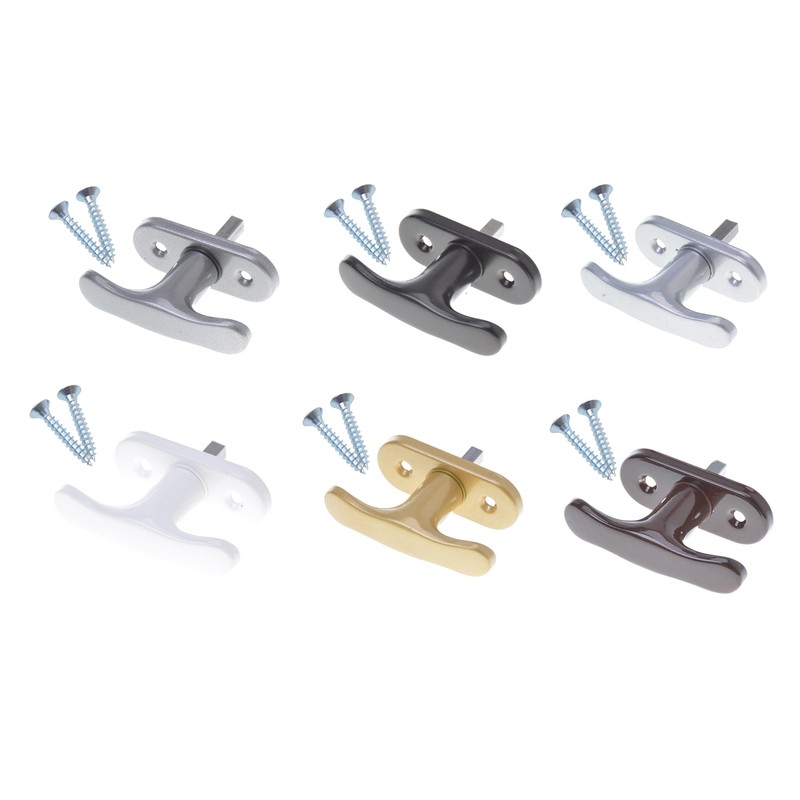 Aqbau® Window Handle Metal (Gold) Window Olive Painted Balcony Door